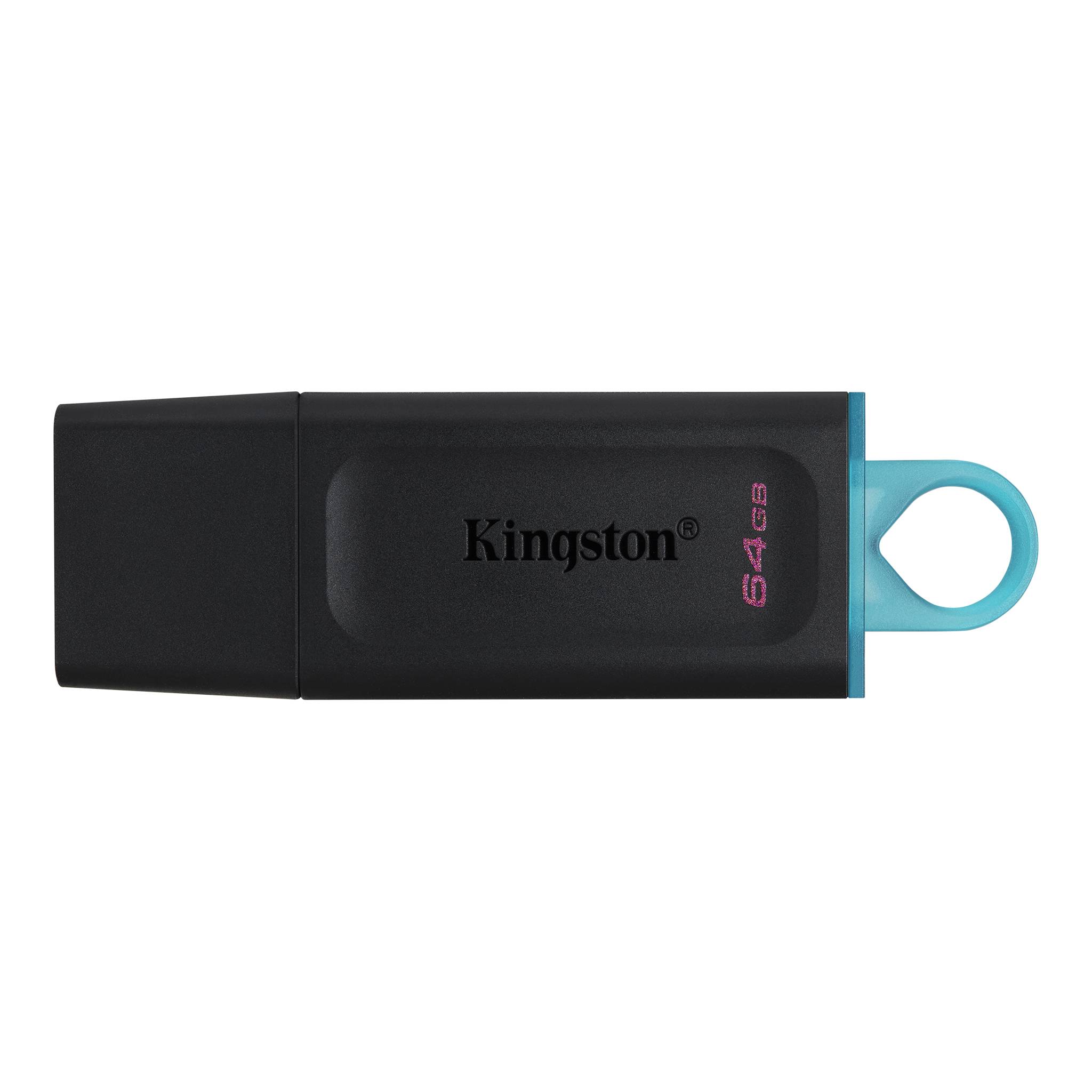 Memoria USB Kingston Exodia, 64GB, USB 3.2, EXODIA TEAL